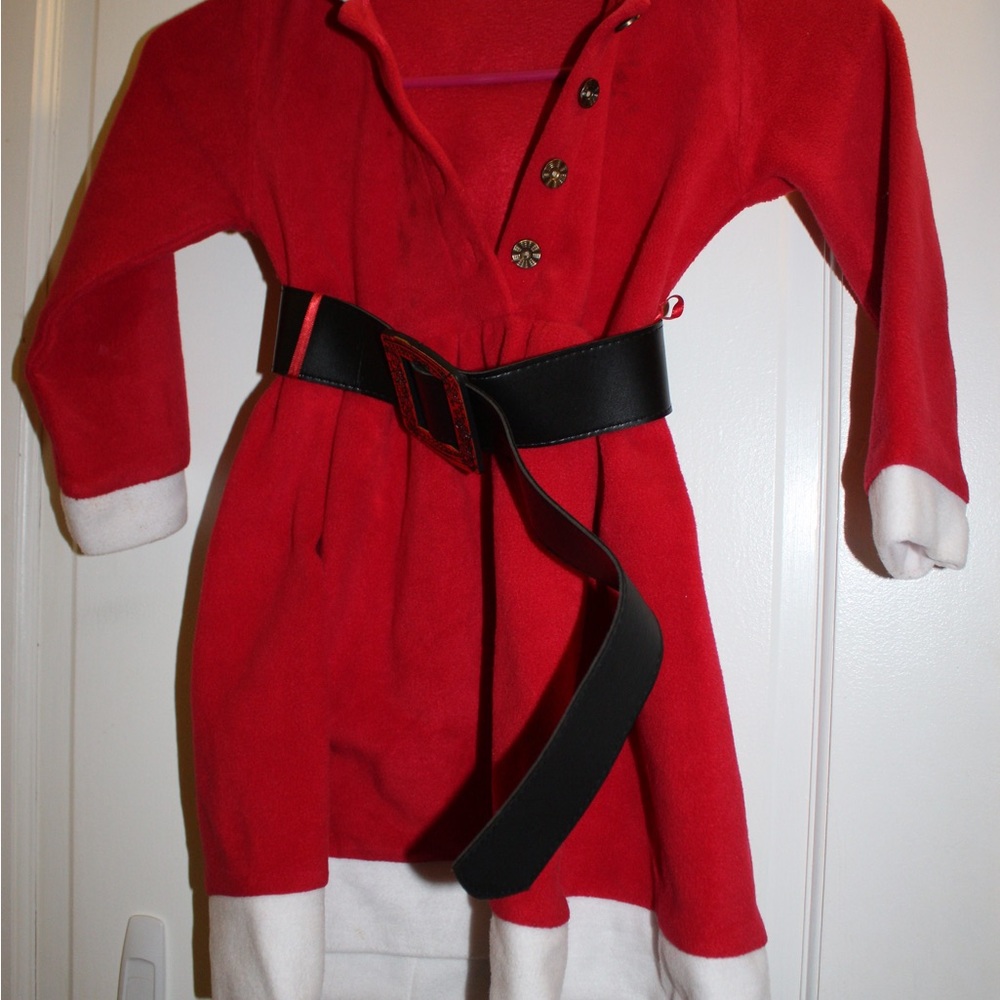 Mrs Clause girl costume jacket